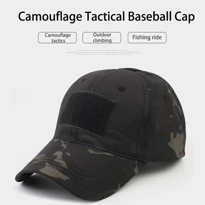 Casquette camouflage ajustable pêche chasse vélo respirable unisexe protection soleil outdoor