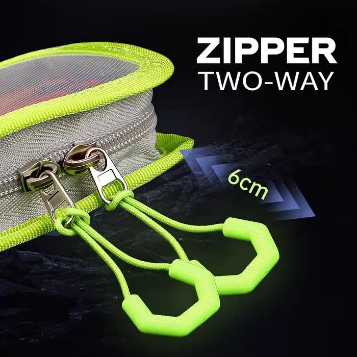 Sac de rangement WEIHE 6 compartiments pour leurres et appâts de pêche - Organisateur bois