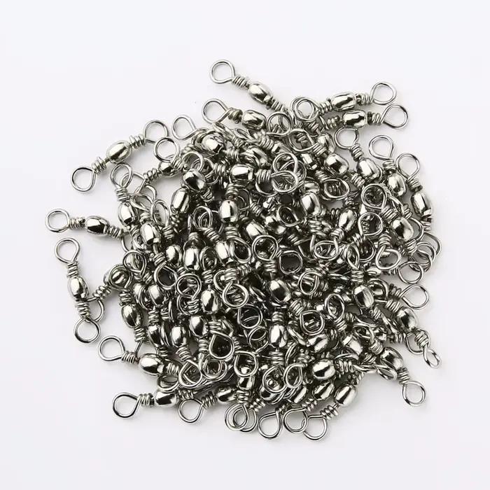 50 émerillons à roulement à billes inox pour pêche en mer - Connecteurs résistants à la corrosion