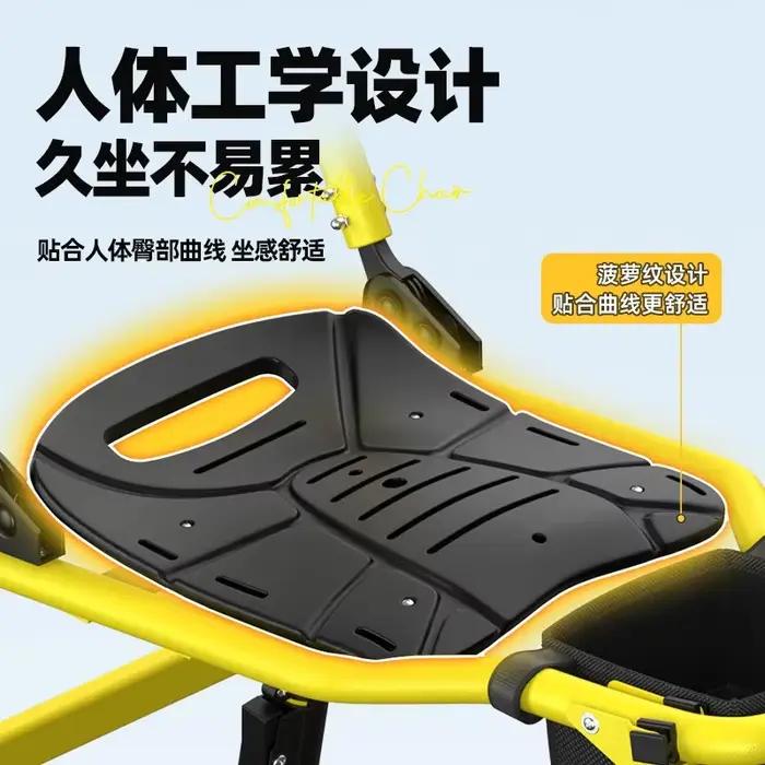 Chaise de pêche Knight 2025 en alliage d'aluminium légère multifonction pliable pour pêche sauvage