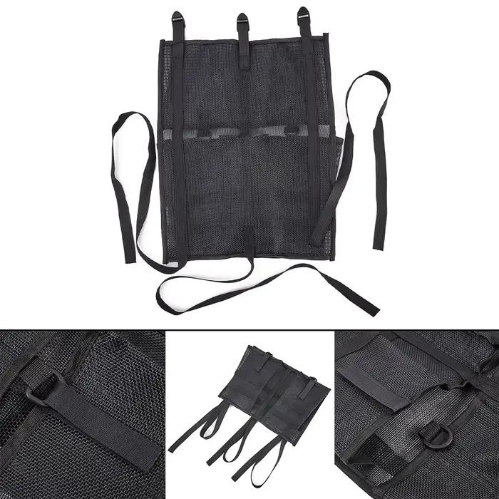 Sac de rangement sous siège pour kayak - Poche organisation en mesh pour outils de pêche