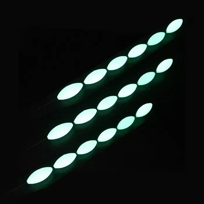 5 packs flotteurs lumineux 7 étoiles A136 pêche de nuit - flotteurs lumineux 000#-5# pour vision nocturne