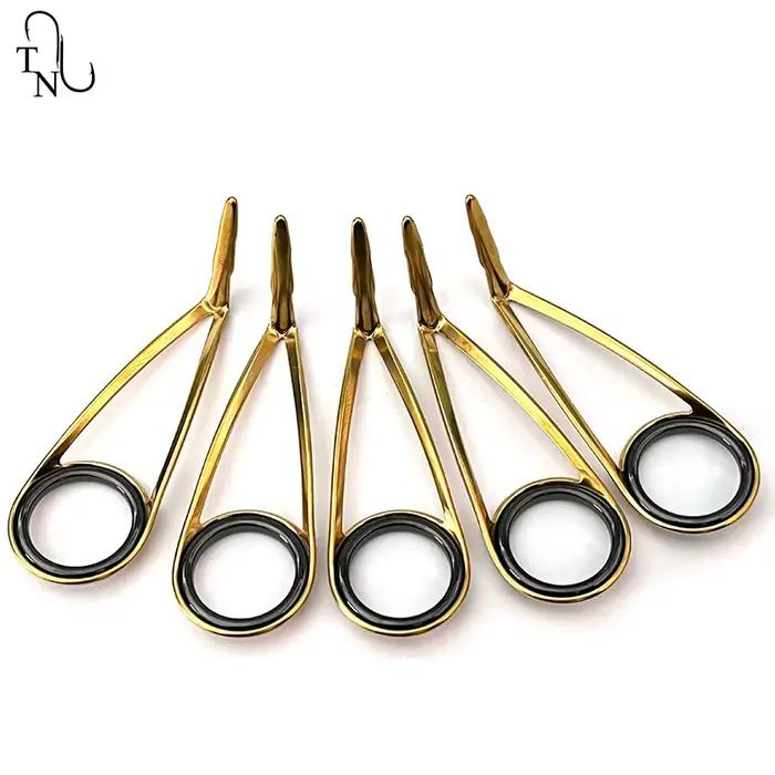 Kit 9 guides yeux canne pêche céramique acier inox TN20 réparation anneaux accessoires remplacement