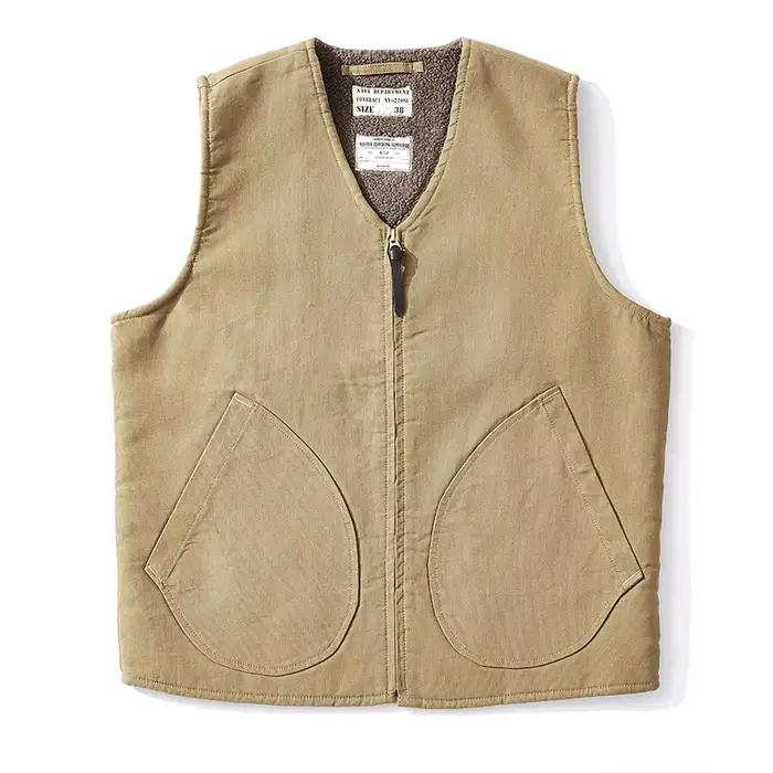 Gilet polaire homme hiver pêche sport extérieur doublure chaude zippée poches solide