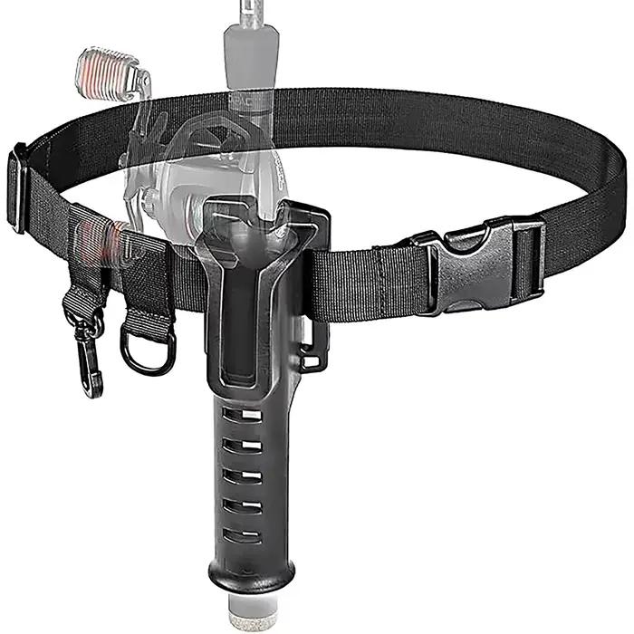 Ceinture de wading ajustable avec porte-canne - Pour pêche en waders - Spinning, lancer, mouche
