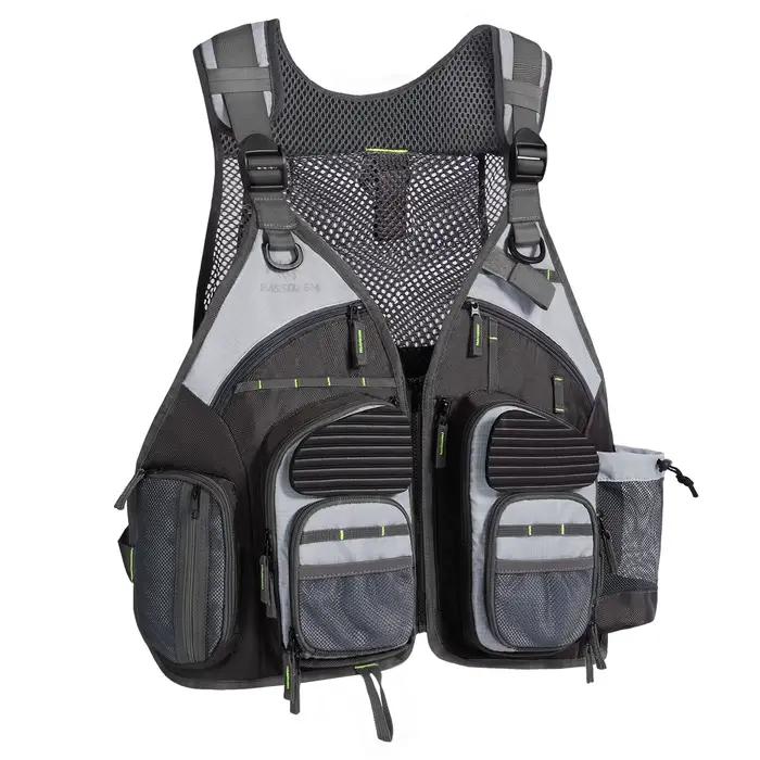 Gilet de pêche ajustable et respirant Bassdash pour la pêche sportive en extérieur