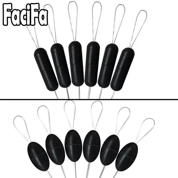 60 pièces de flotteurs de pêche professionnels en silicone anti-embroussaillement, connecteurs et stops pour ligne