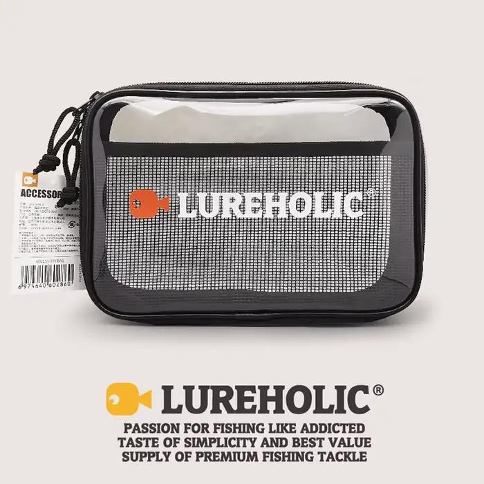 Sac accessoires leurres LUREHOLIC étanche PVC épais transparent rangement matériel de pêche qualité
