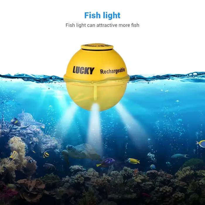 Détecteur poissons sans fil Lucky FF718LIC-WLA sonar 45m/147 pieds échosondeur pêche mer lac rivière