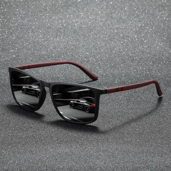 Pack 2/3 lunettes carrées polarisées pour pêche été - Anti-éblouissement vacances voyage - UV400