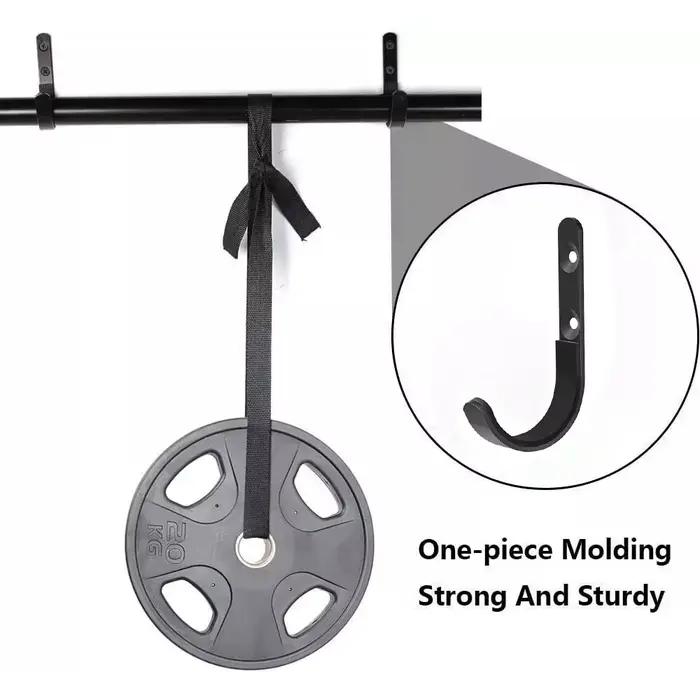 2 supports muraux pour cannes à pêche en acier inoxydable rangement pratique et fonctionnel