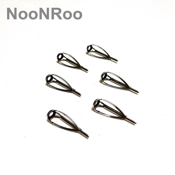 Kit 3 anneaux #6/#8 MN tip top pour montage et réparation cannes spinning et casting DIY argenté
