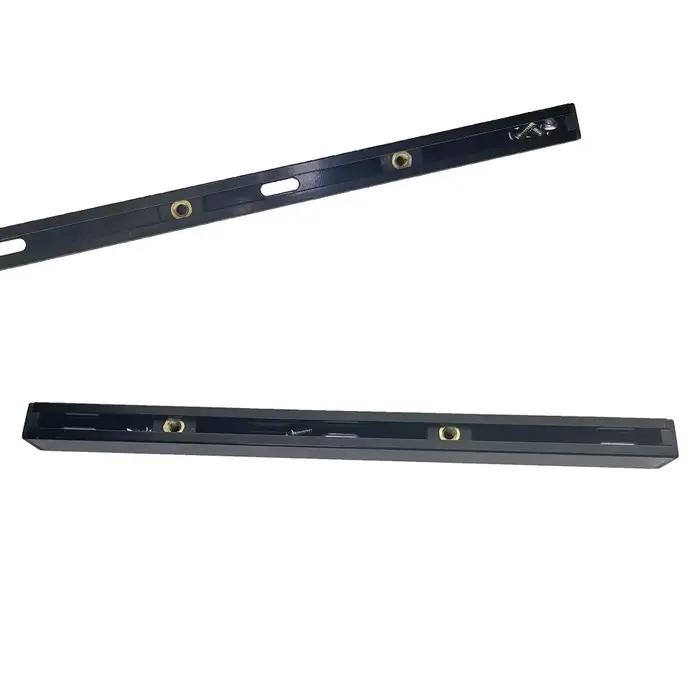 Rails coulissants aluminium pour kayak avec support canne à pêche - Accessoires fixation marine bateau gonflable