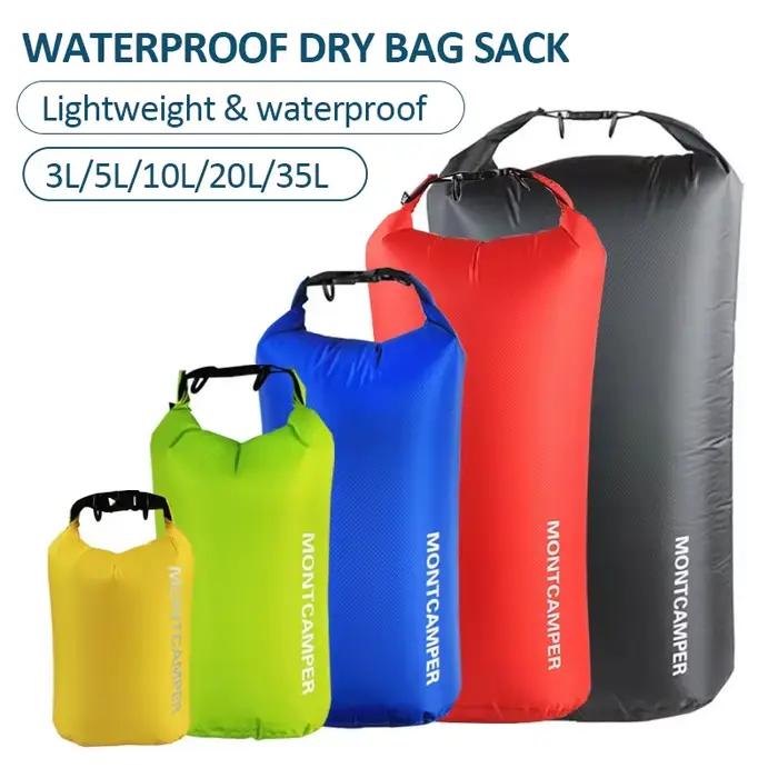 Sac étanche 3L à 35L pour pêche en kayak - Sac de rangement waterproof ultraléger pour matériel