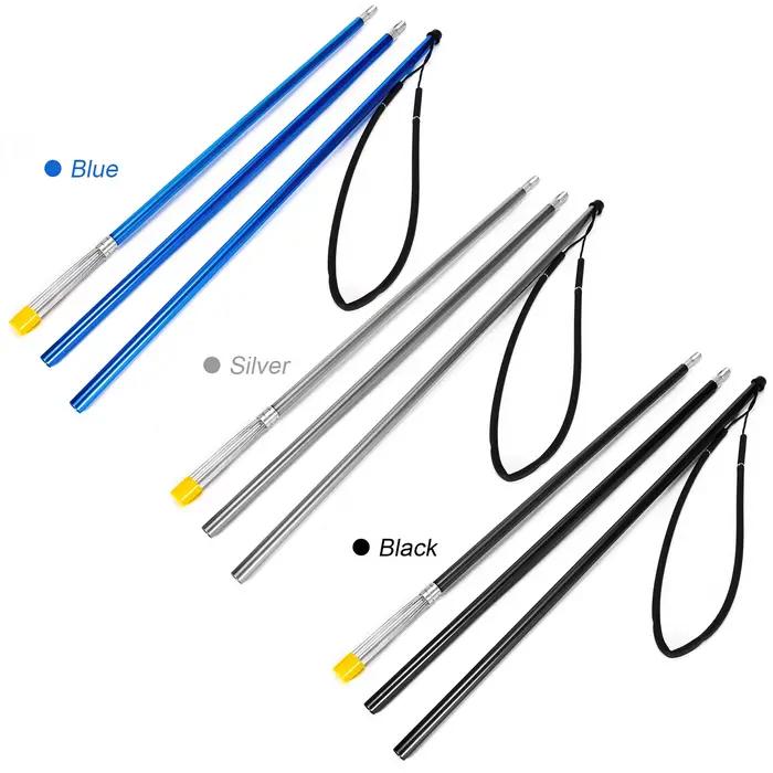 Harpon de pêche 3 pièces en alliage d'aluminium avec pointes barbelées pour pêche sous-marine et pêche au harpon