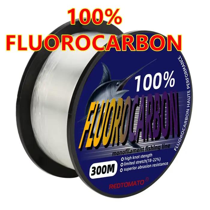 Ligne de pêche fluorocarbone japonaise 0.12 à 0.48mm, bas de ligne mer haute discrétion pour pêche aux leurres