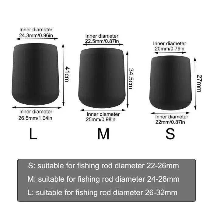 Protège-embout silicone pour canne à pêche - Capuchon de protection manche et extrémité