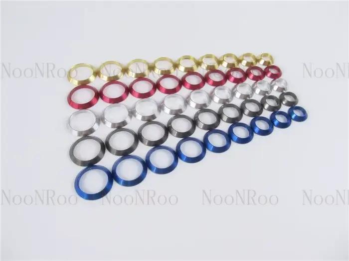 Bague de winding check aluminium pour canne à pêche décoration et réparation DIY mix tailles