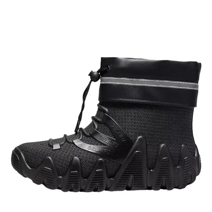 Bottes de pluie homme PVC confortables antidérapantes pour cuisine extérieur pêche chaudes