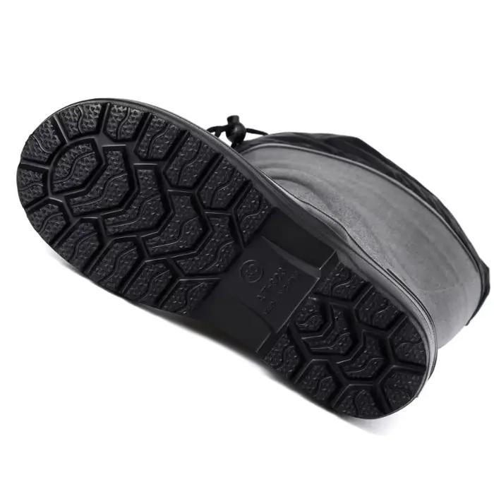 Bottes de pêche hiver homme doublure polaire imperméables légères EVA confortables pour pêche en eau froide randonnées activités de plein air