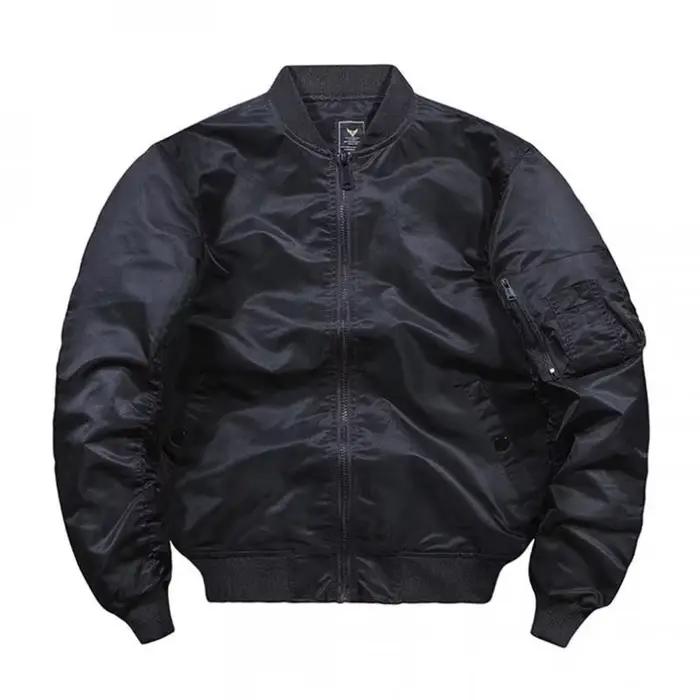Bomber militaire unisexe printemps automne - Veste d'aviateur pour pêcheurs appréciant le style vintage fonctionnel