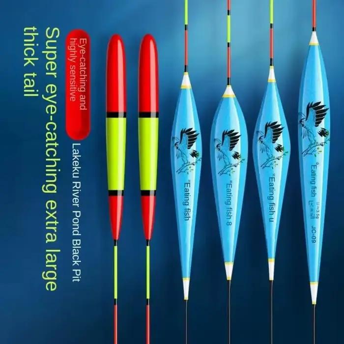 Flotteur de pêche vertical composite haute visibilité et grande sensibilité pour une flottaison optimale