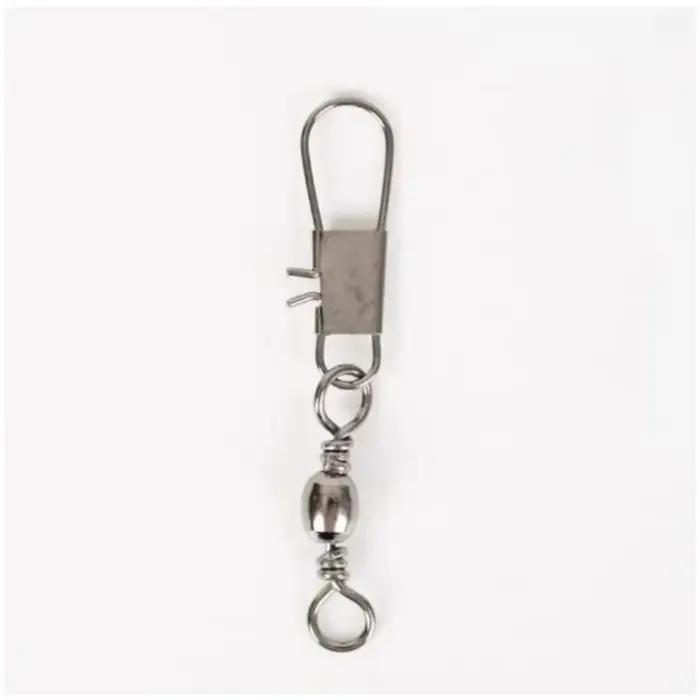 Lot de 100 émerillons à roulement à billes 4 tailles avec clips Fastlock pour accessoires de pêche