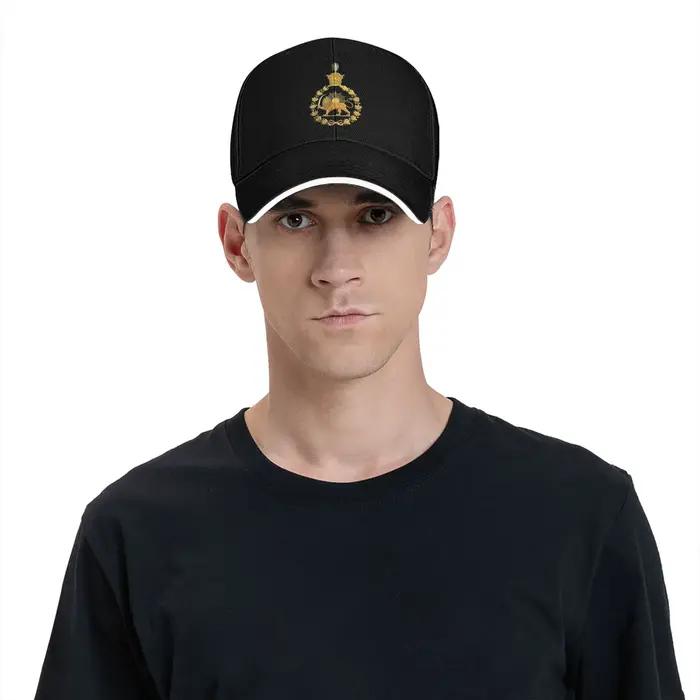 Casquette Iran Lion Soleil Pêche Design Unique Unisexe Polyester Protection Solaire Visière Courbée Style Sport Adulte Occasions Estivales Camping Rassemblements Pêcheurs