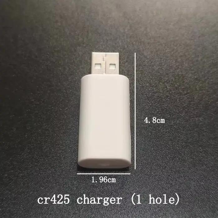 Chargeur USB pour batterie rechargeable CR425 CR322 et lumière de pêche lumineuse, flotteur électronique pour la