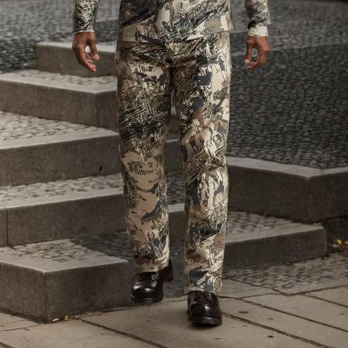 Pantalon camouflage pêche chasse imperméable coupe-vent point de rosée outdoor homme