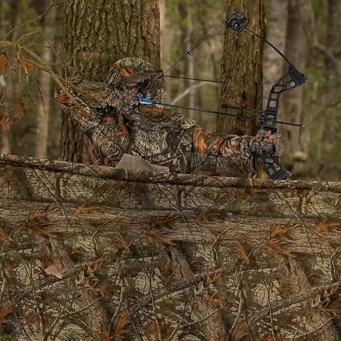 Combinaison Ghillie camouflage pêche chasse extérieur vêtement anti-moustiques jungle camping