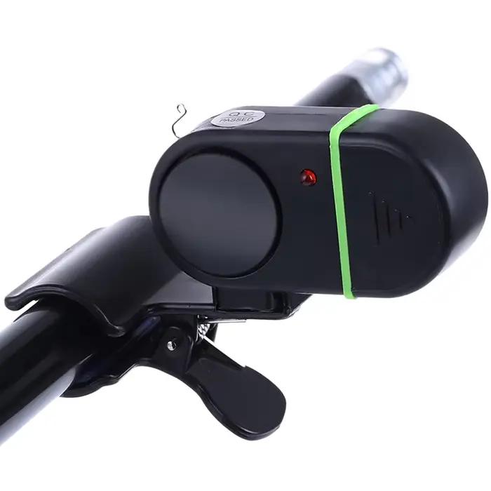 Alarme de touche LED pour canne à pêche avec buzzer sonore - détecteur de morsure de poisson clipable