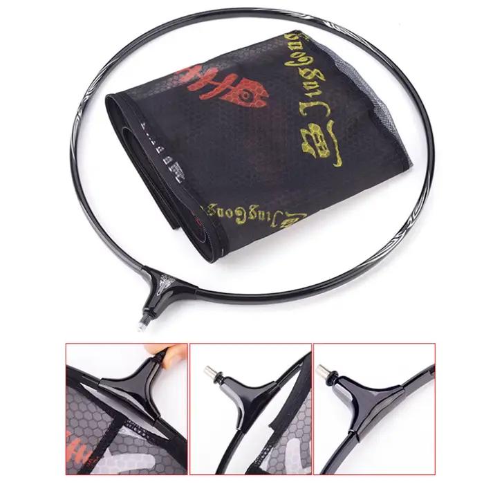 Filet de pêche ultra léger en alliage titane carbone anti-crochet pour pêche en eaux profondes accessoires