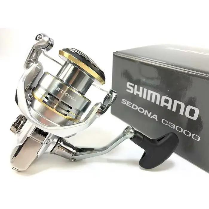 Moulinet pêche spinning Shimano Sedona 2023 frein avant 3+1BB pour pêche en mer et eau douce