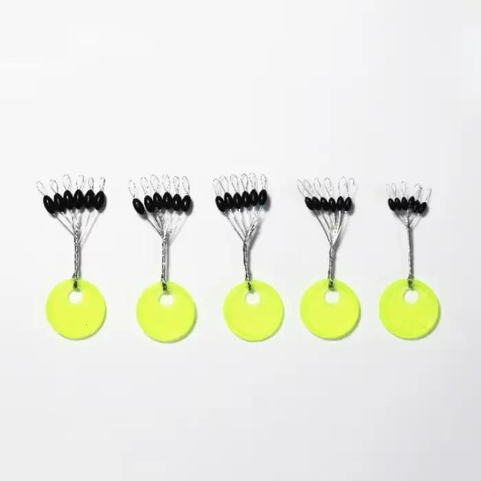 Lot de 120 bouchons ovales en caoutchouc silicone pour flotteur de pêche à la carpe et