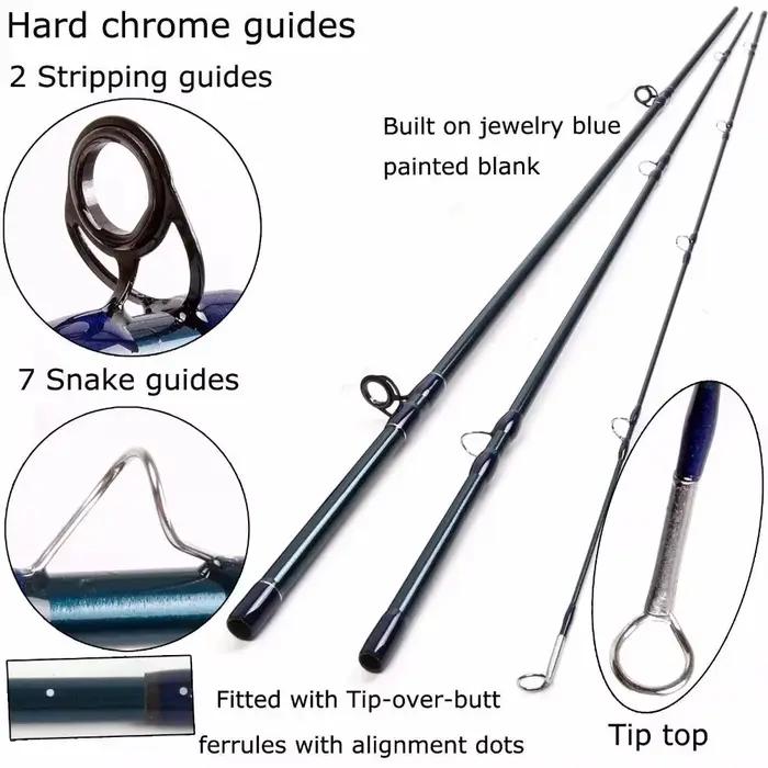 Canne à mouche Maximumcatch V-access 3-10WT 8ft-9ft action fast - Canne rapide pour pêche technique et précise