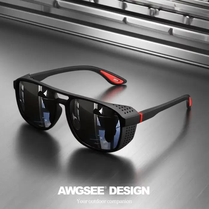 Lunettes de sport professionnelles polarisées - Protection UV400 et anti-vent pour cyclisme running