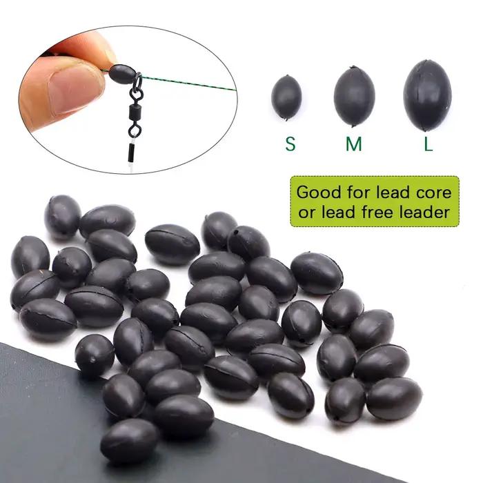 10 perles en tungstène sans plomb pour ligne leader chod rig, accessoires carpe et pêche à