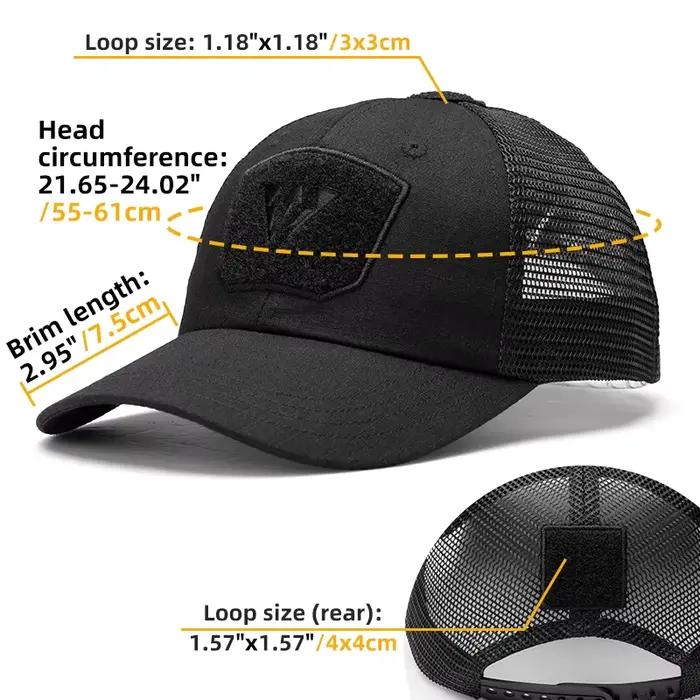Casquette tactique IDOGEAR mesh respirante protection solaire légère pour pêche outdoor quotidienne