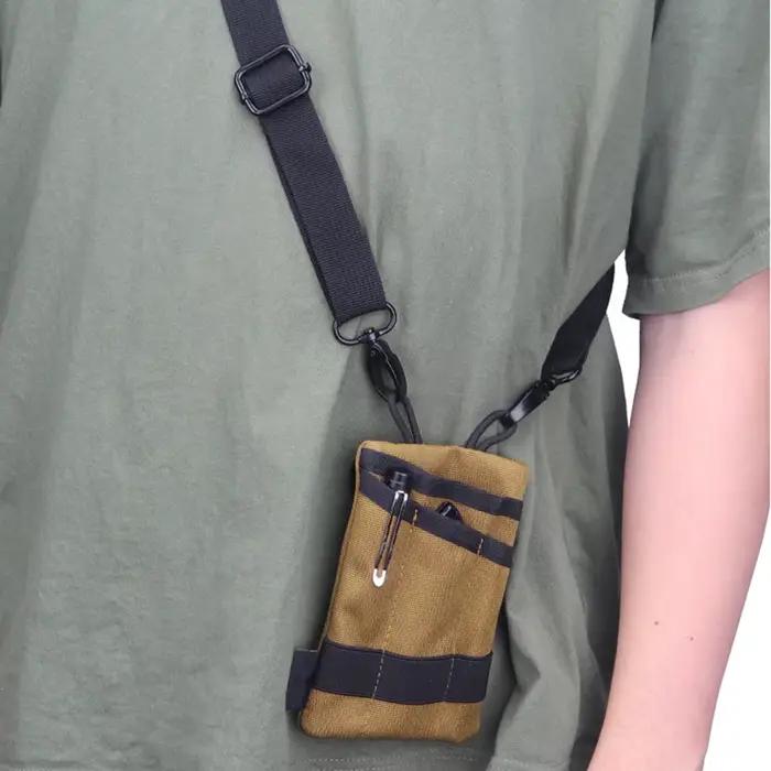 Organisateur de poche mini EDC - Pochette tactique pour couteau lampe et matériel pêche compact