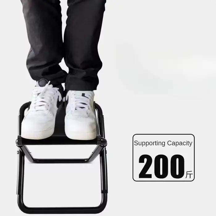 Fauteuil de pêche pliant portable léger pour camping randonnée pique-nique extérieur