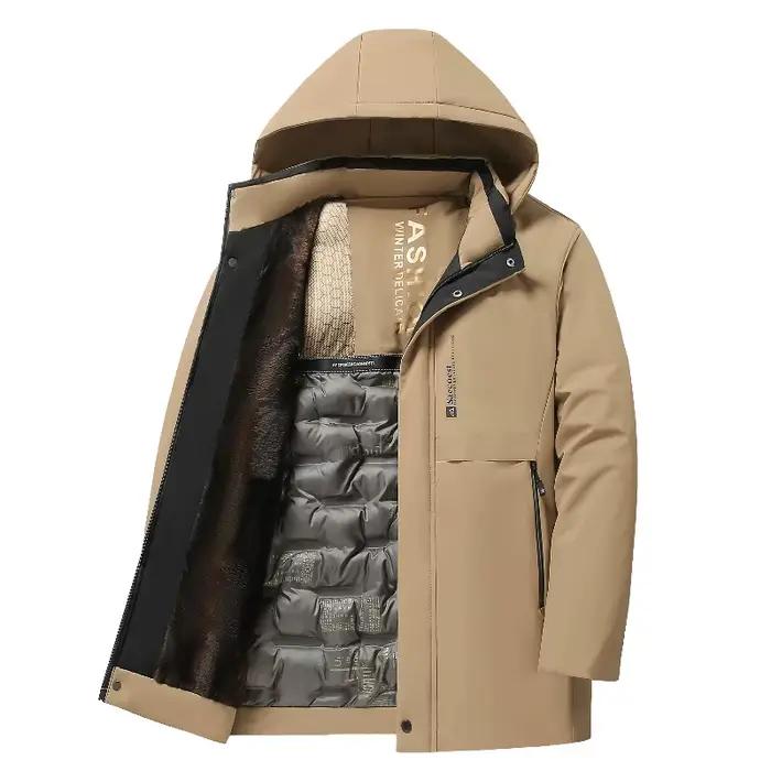 Veste chaude hiver pêche coupe-vent matelassée confortable et polyvalente pour loisirs extérieurs