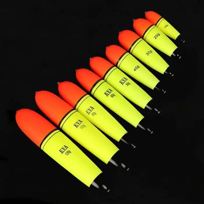 Flotteur de pêche EVA pour surfcasting et pêche aux leurres, flottabilité permanente et longue portée