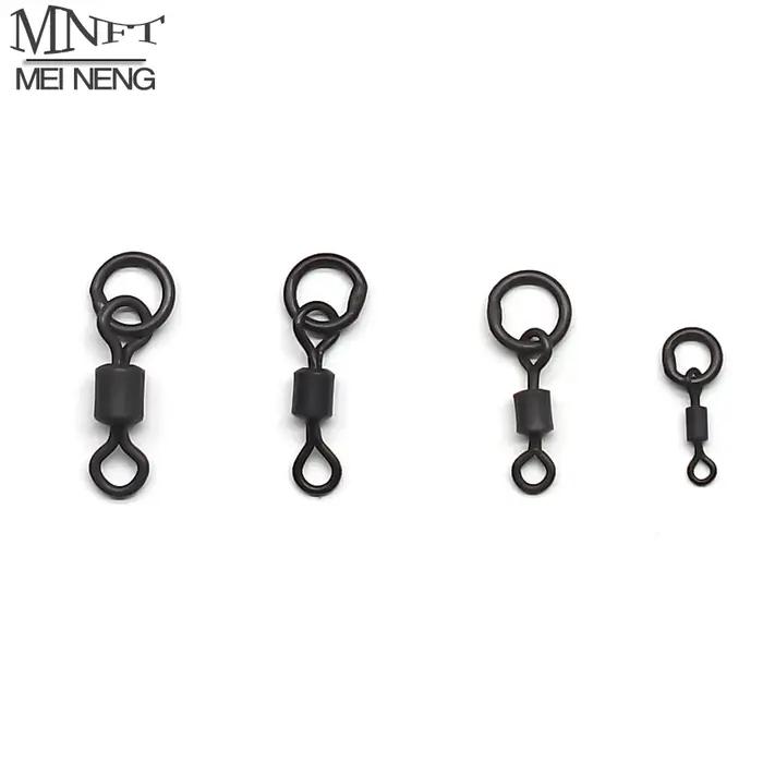 40 anneaux flexibles à changement rapide MNFT pour montages carpe - accessoires terminal tackle pêche