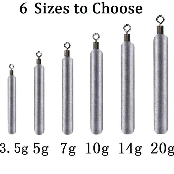Plombs pêche carpe 10 pièces 3.5g 5g 7g 10g 14g 20g poids plombage accessoires matériel pêche