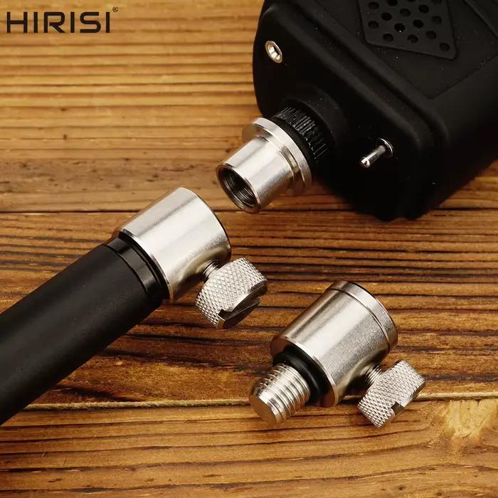Connecteur rapide Hirisi AQ204 pour supports pêche - Accessoire alarmes et buzzer bars