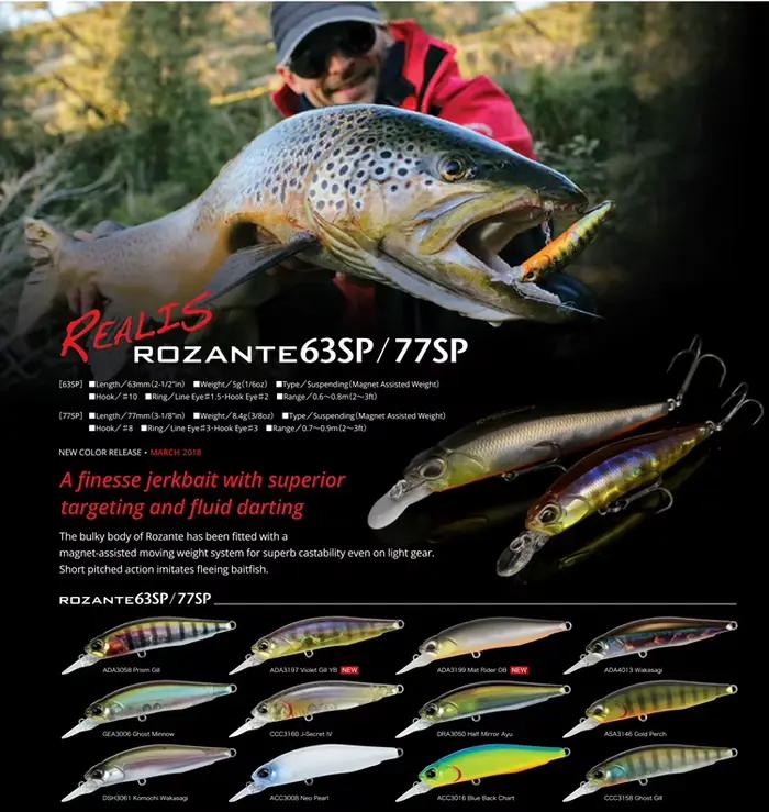 Leurre dur minnow 77mm/63mm 2025 - Jerkbait coulant pour pêche au leurre - Appât wobbleur