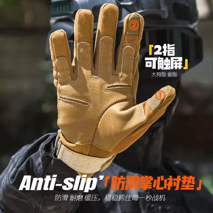 Gants tactiques écran tactile paintball airsoft pêche tir randonnée homme doigts pleins
