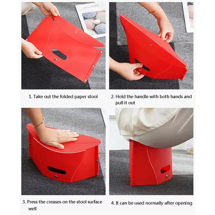 Tabouret pliant pêche portable - Siège léger pour pêcheurs, camping et randonnée facile à transporter