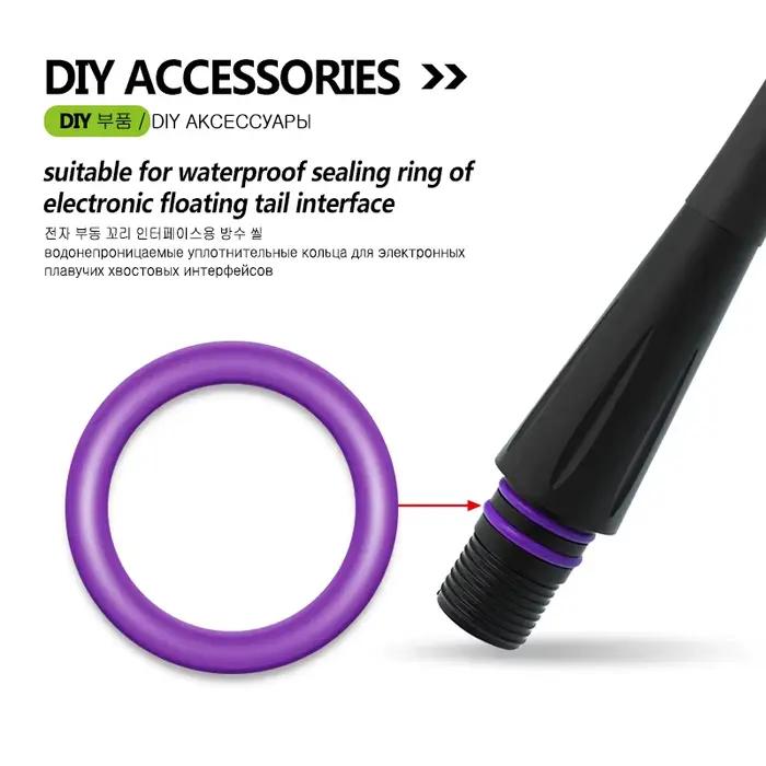 20 pièces bouchons lumineux électroniques pour flotteurs de pêche, anneaux étanches et écrous DIY accessoires